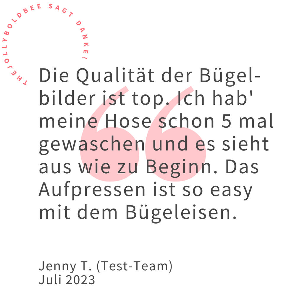 Testimonial 3 : thejollyboldbee